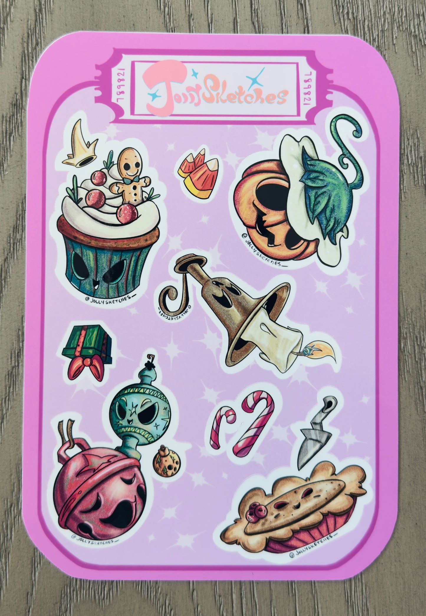 Holiday Cuties Sticker Sheet
