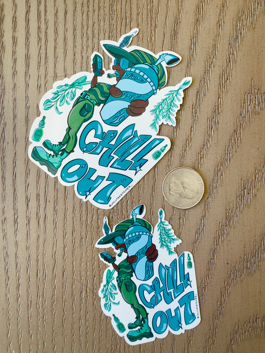 Chill Out Stickers