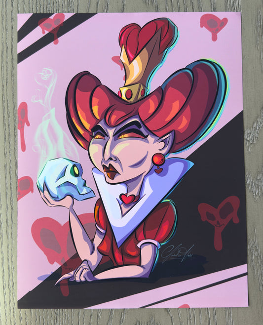 Queen of Hearts Print