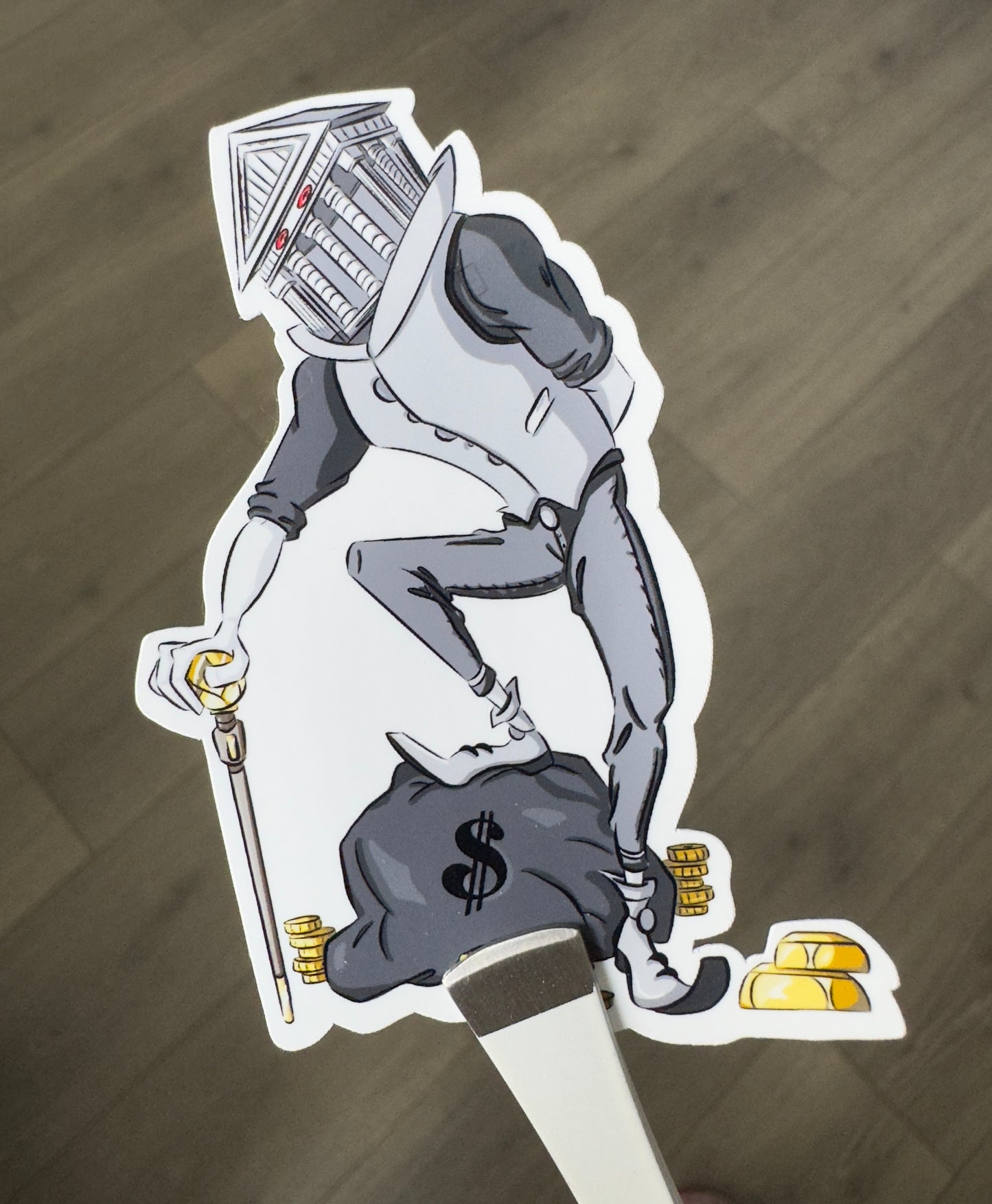 Chester the Investor Sticker