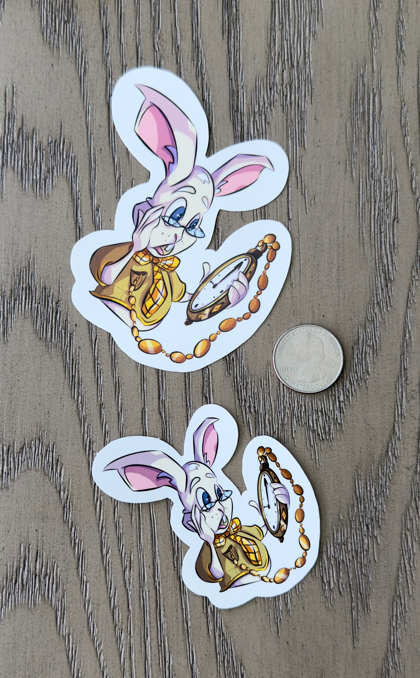 White Rabbit Sticker