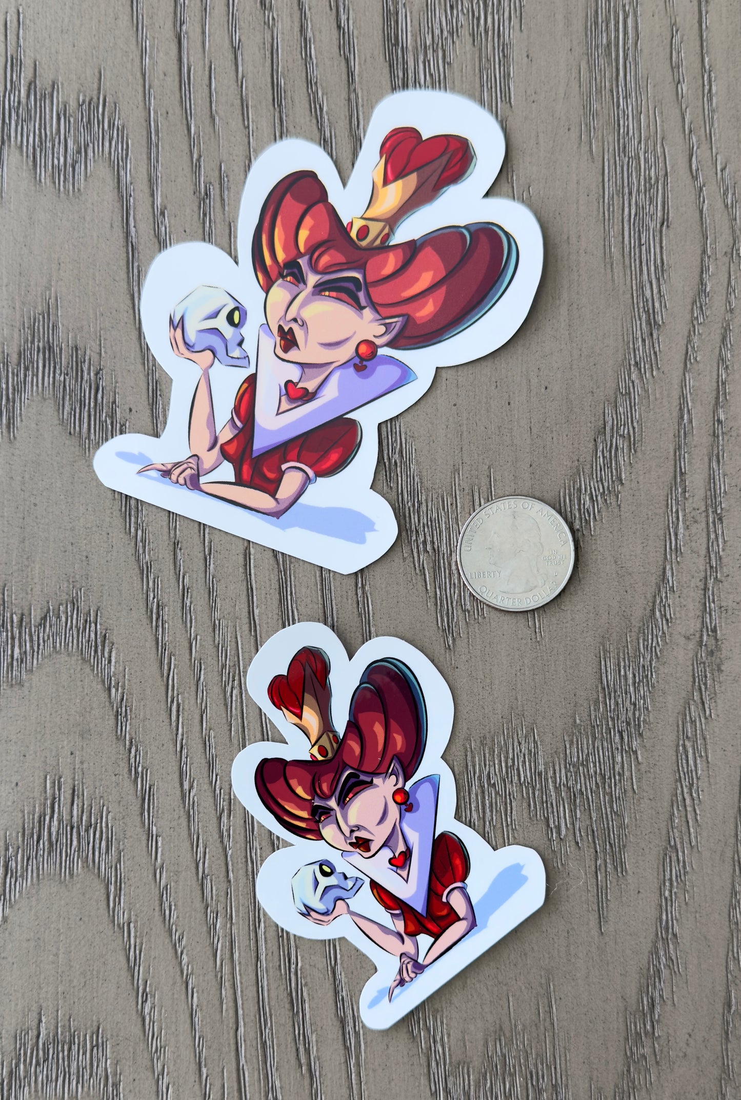 Queen of Hearts Sticker