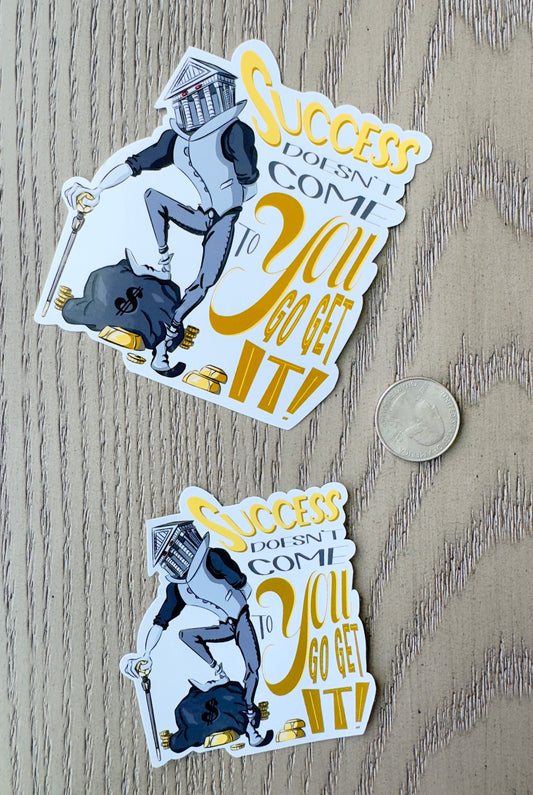 Chester the Investor Motivation Sticker