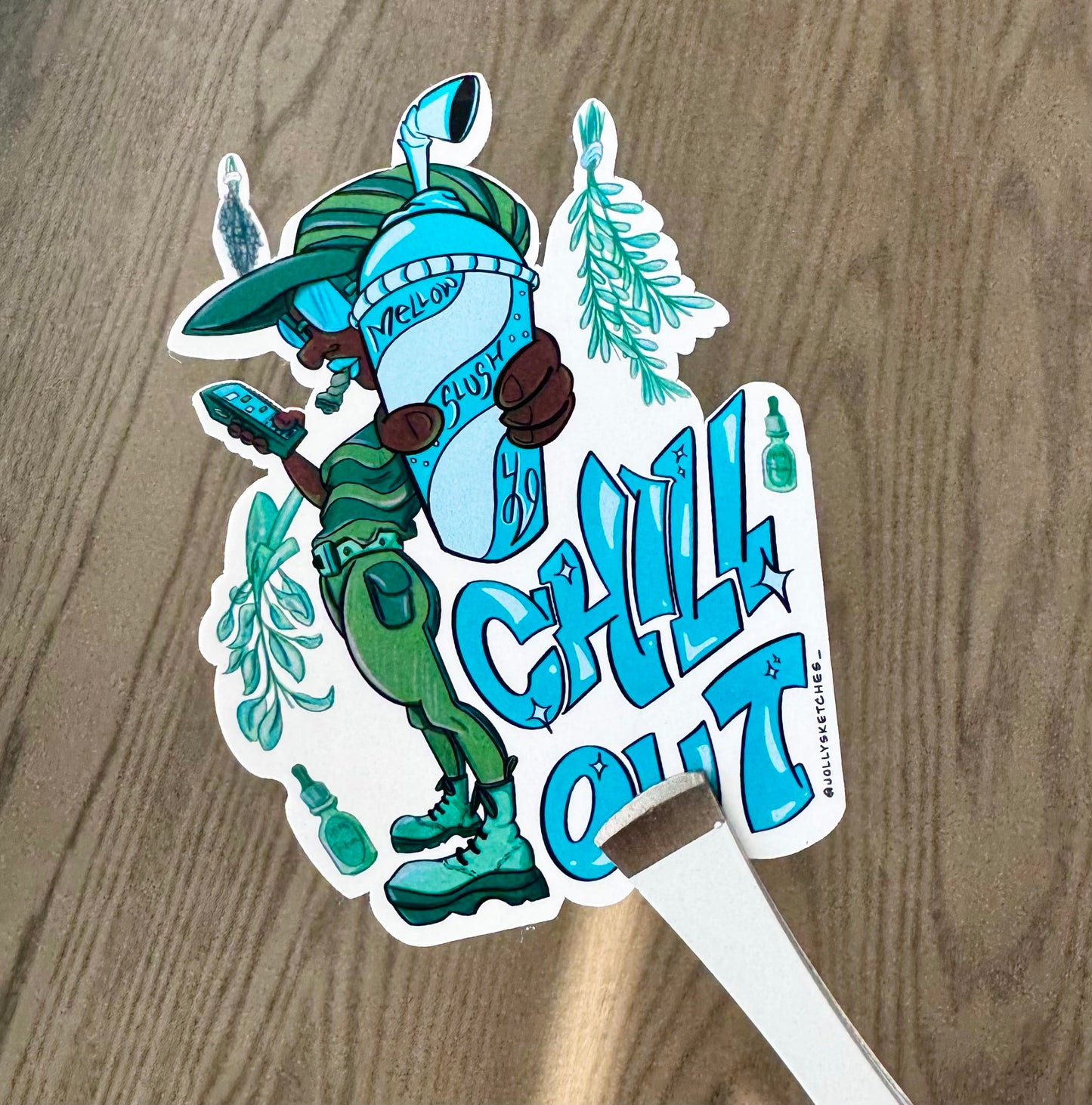 Chill Out Stickers