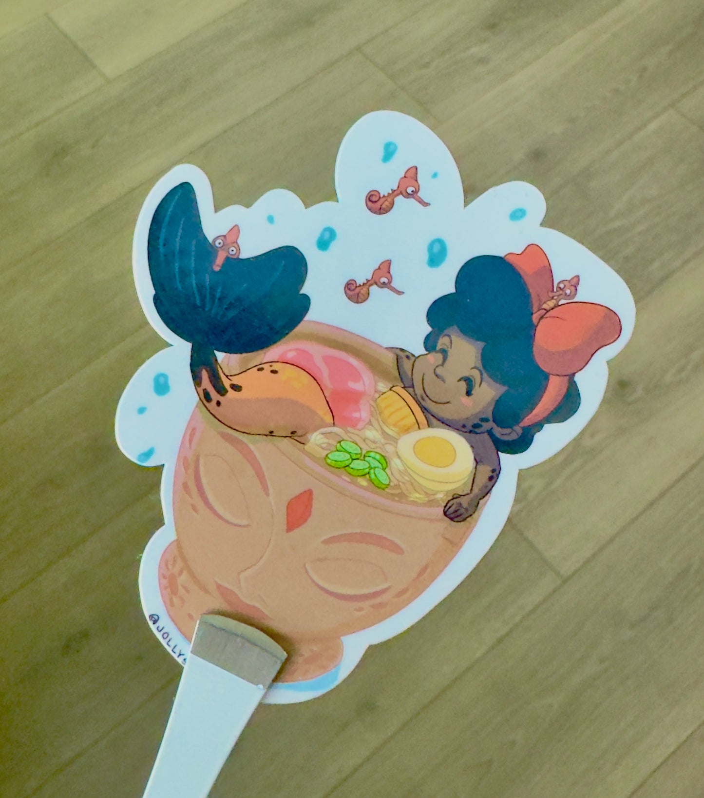 Nettie the Ramen Mermaid Sticker