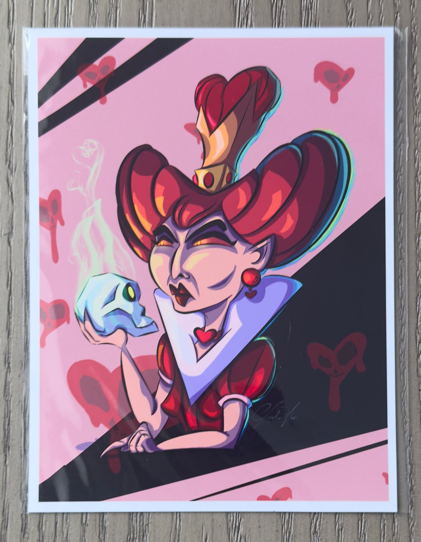 Queen of Hearts Mini Print