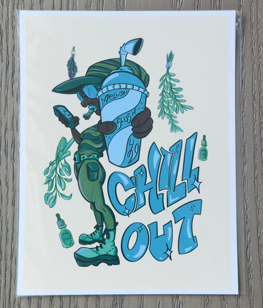 Chill Out Mini Print