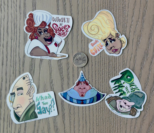 Character Faces Sticker Combo