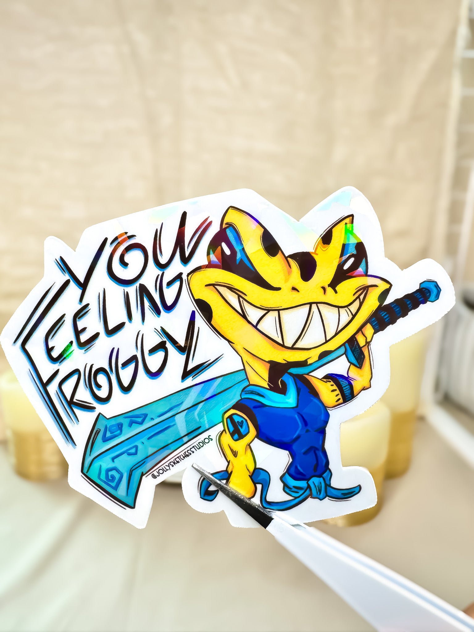 Feeling Froggy Sticker
