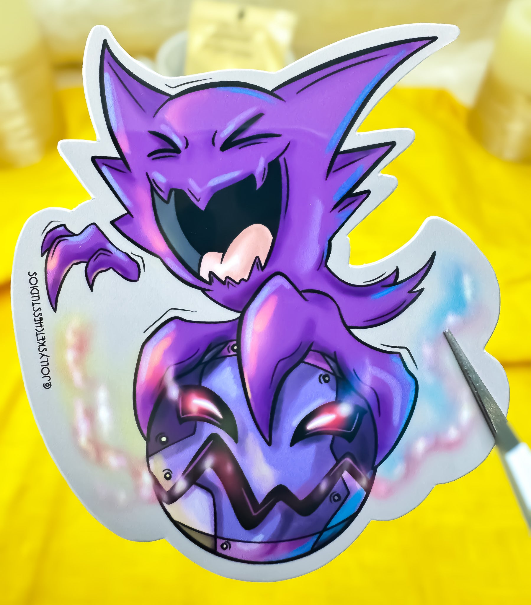 Playful Ghost Sticker