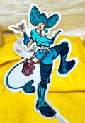 Harajuku Mouse Girl Sticker