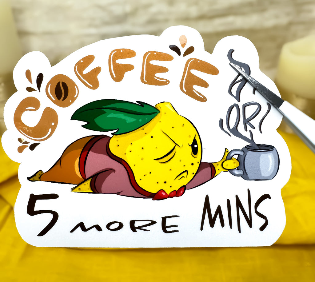 Coffee or Sleep Sticker