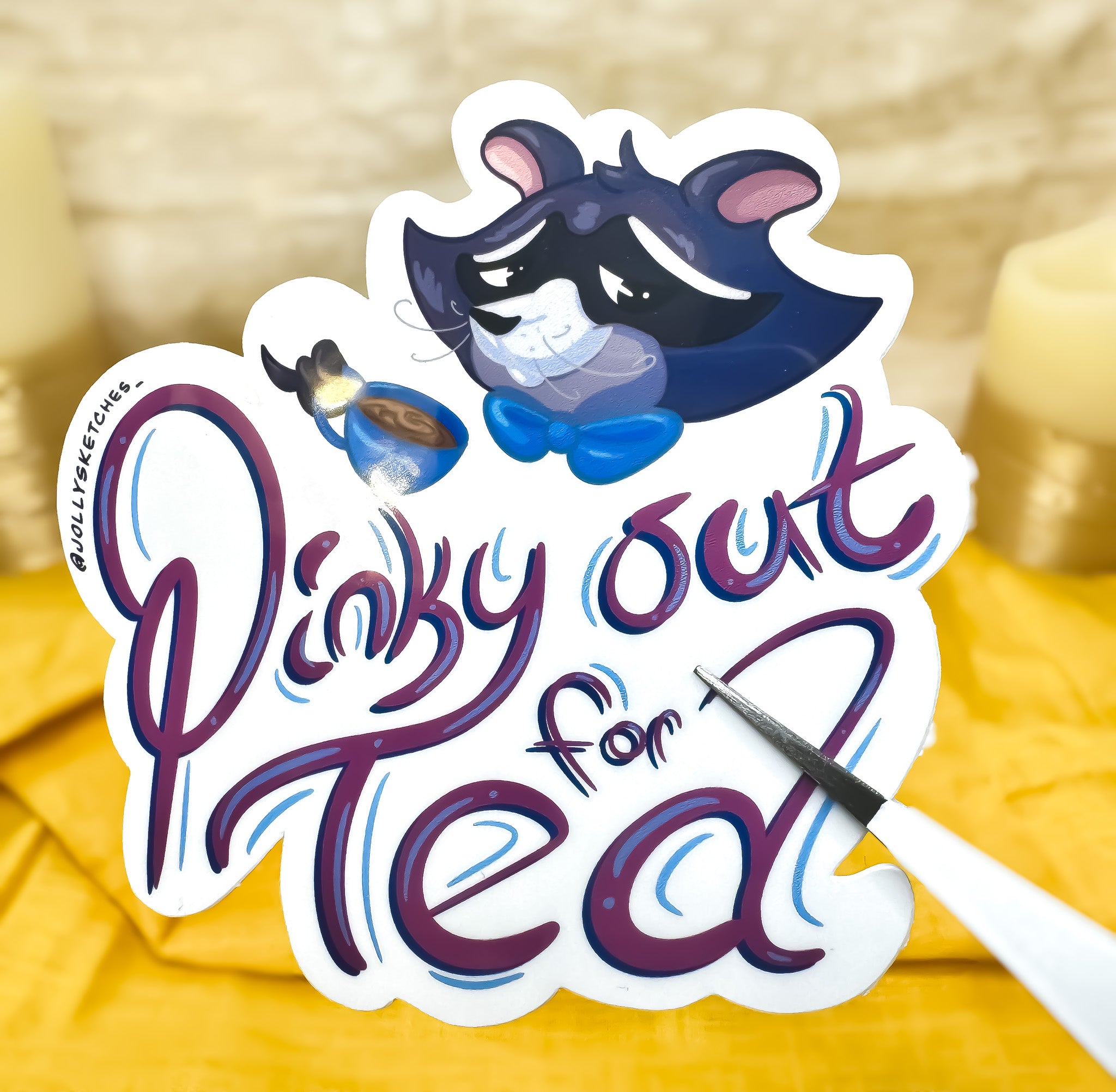 Fancy Tea Sticker