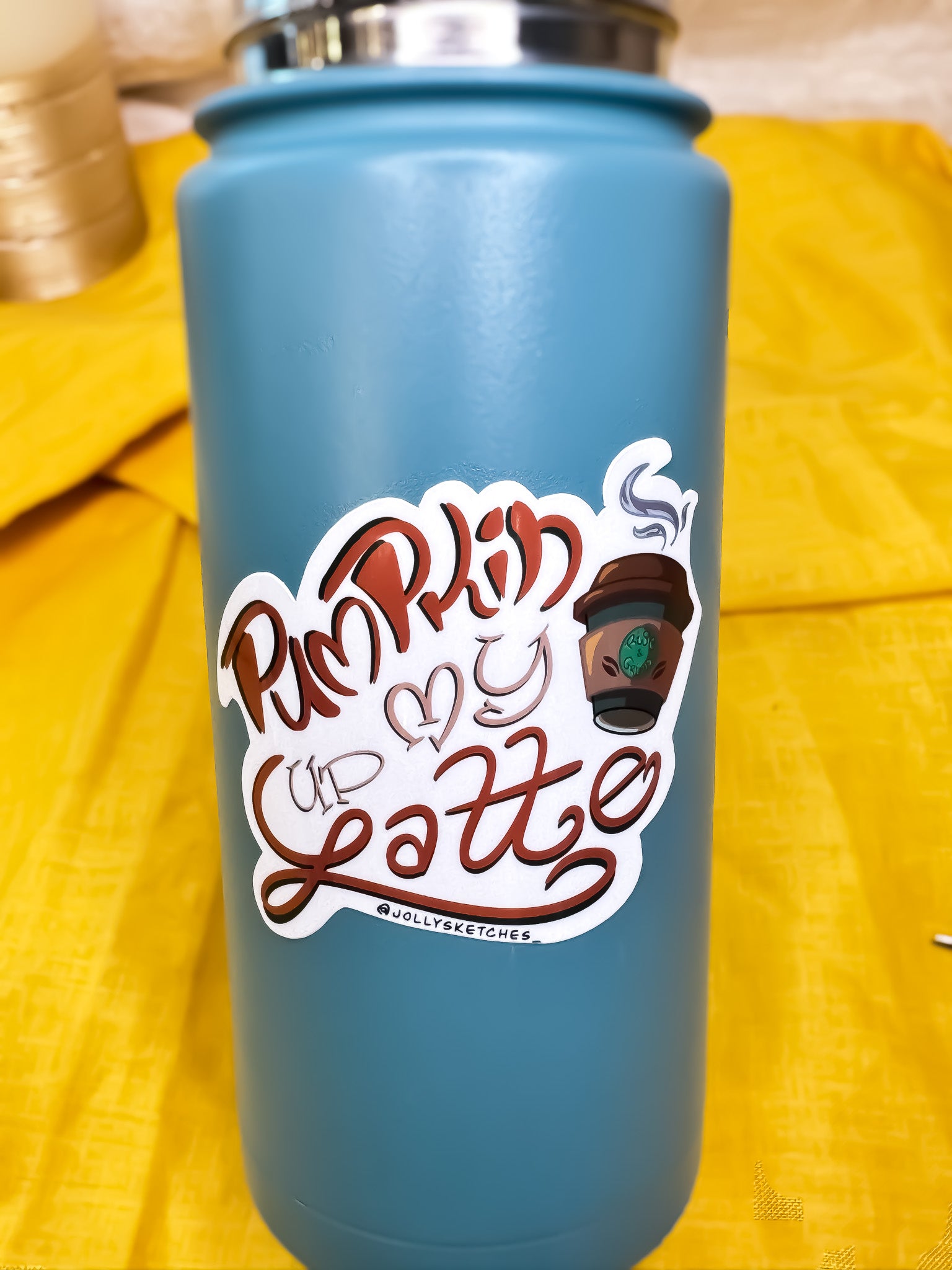 Pumpkin Up Sticker