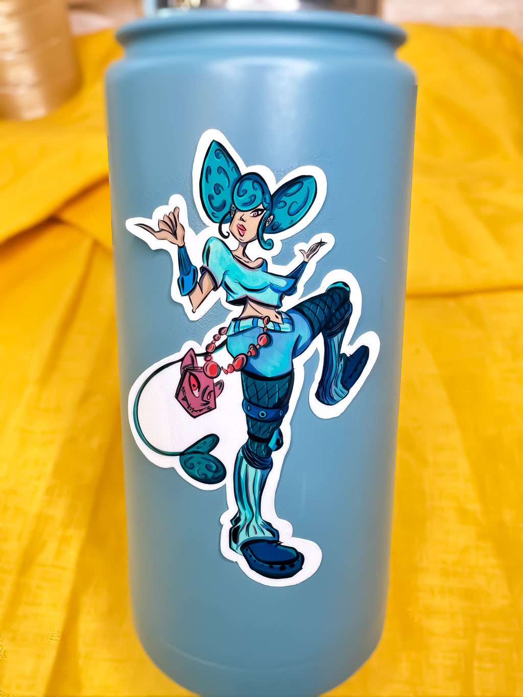 Harajuku Mouse Girl Sticker