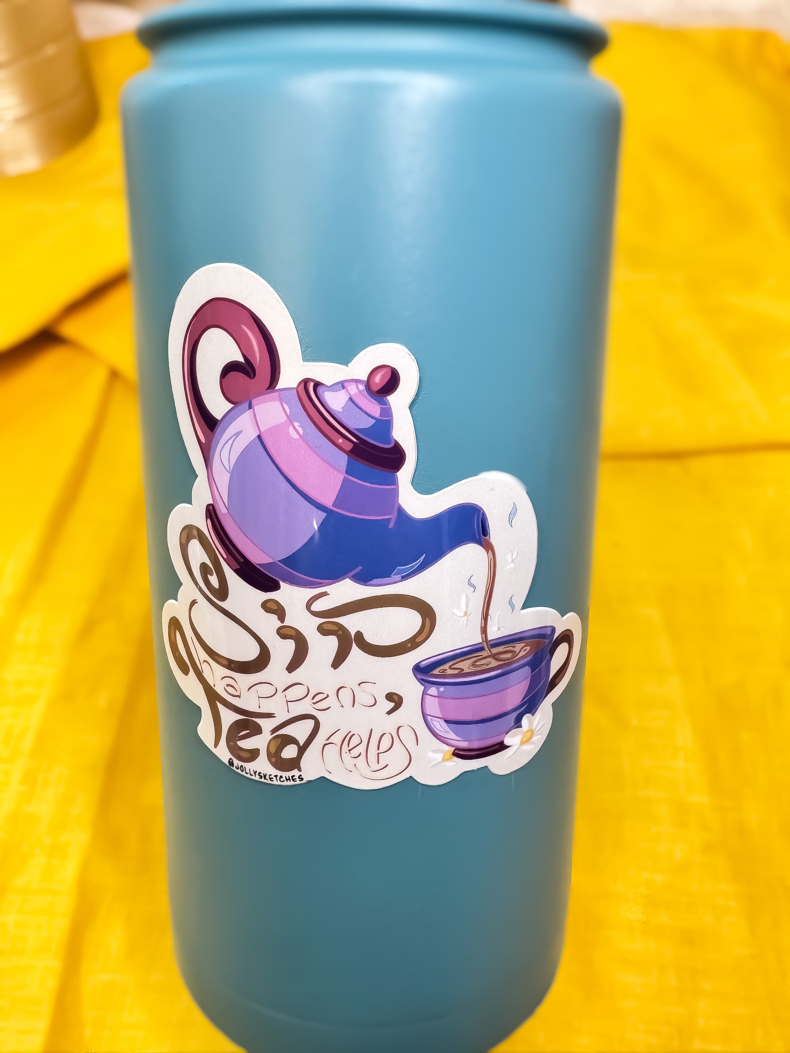 Sip Happens Sticker