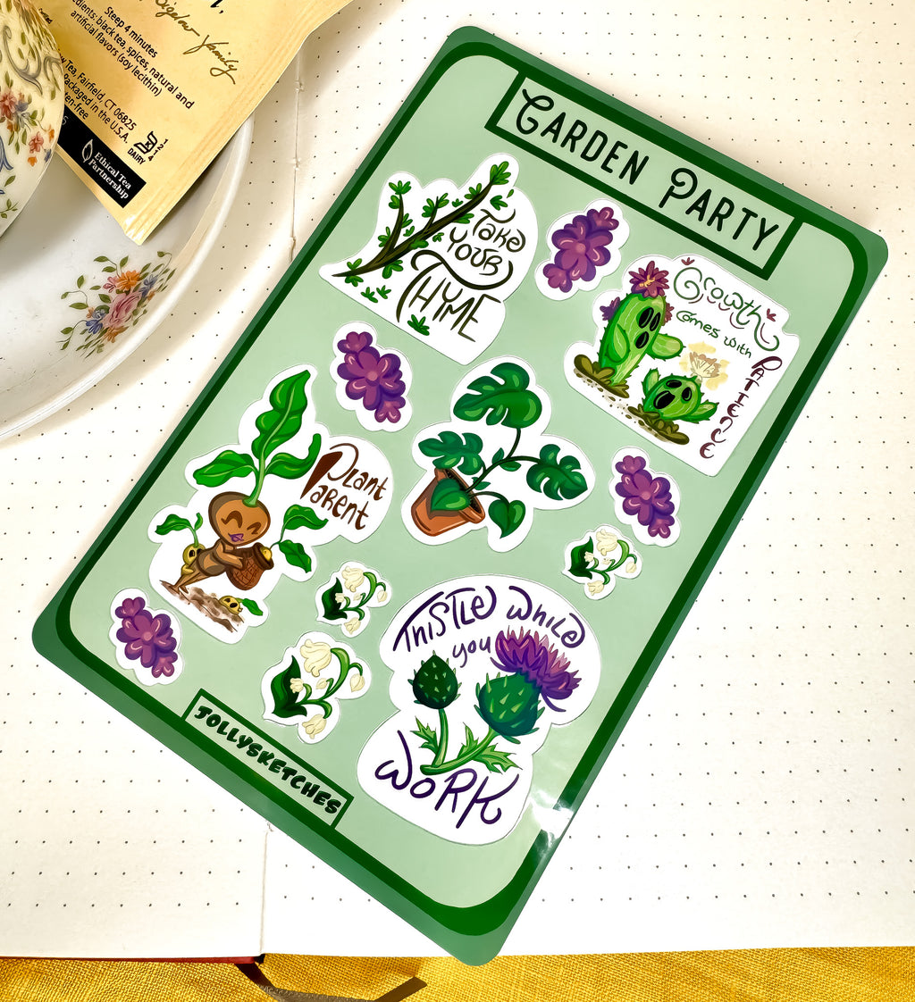 Garden Party Sticker Sheet