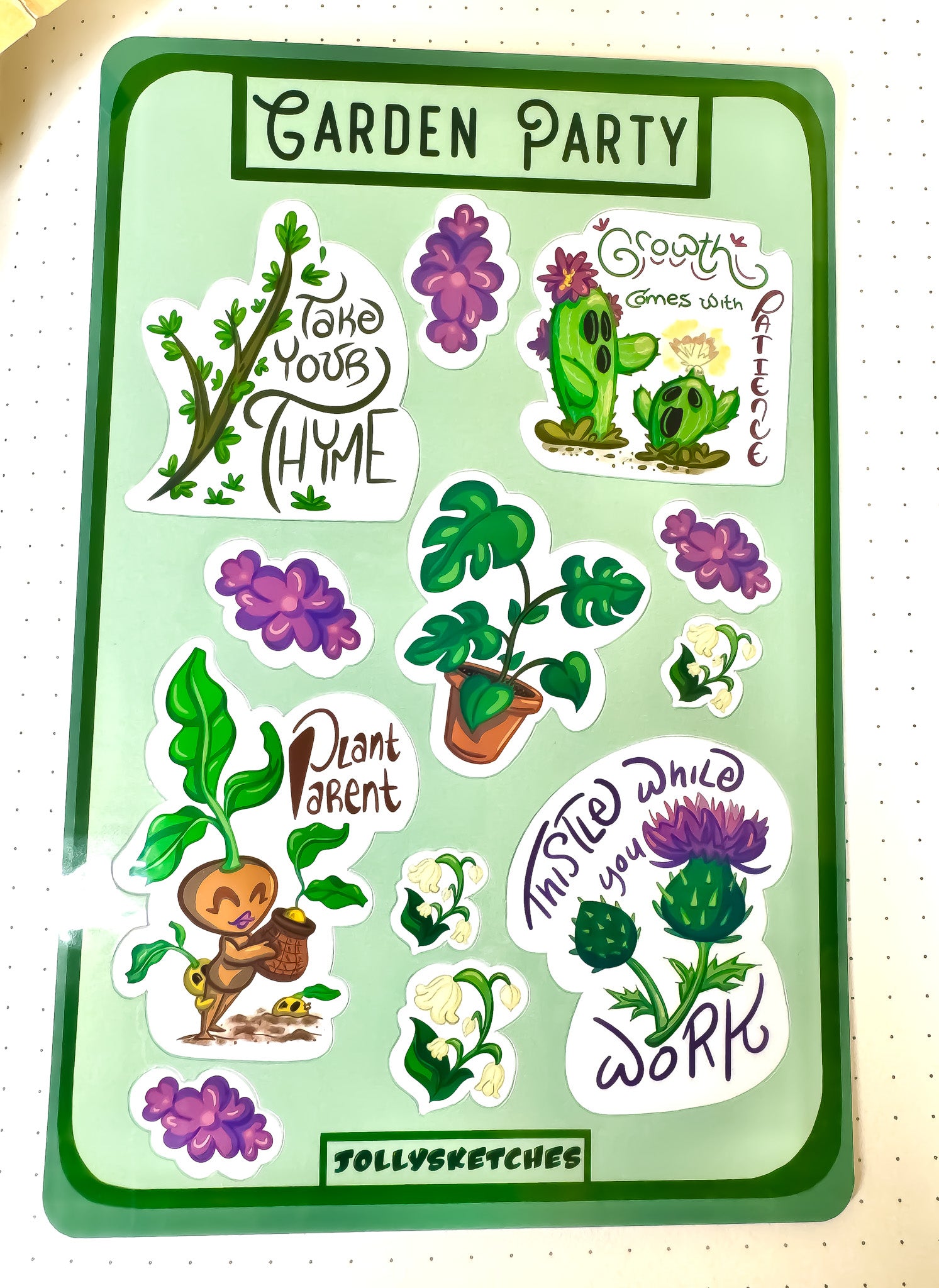Garden Party Sticker Sheet