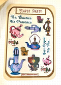 Teapot Party Sticker Sheet