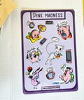 Pink Madness Sticker Sheet