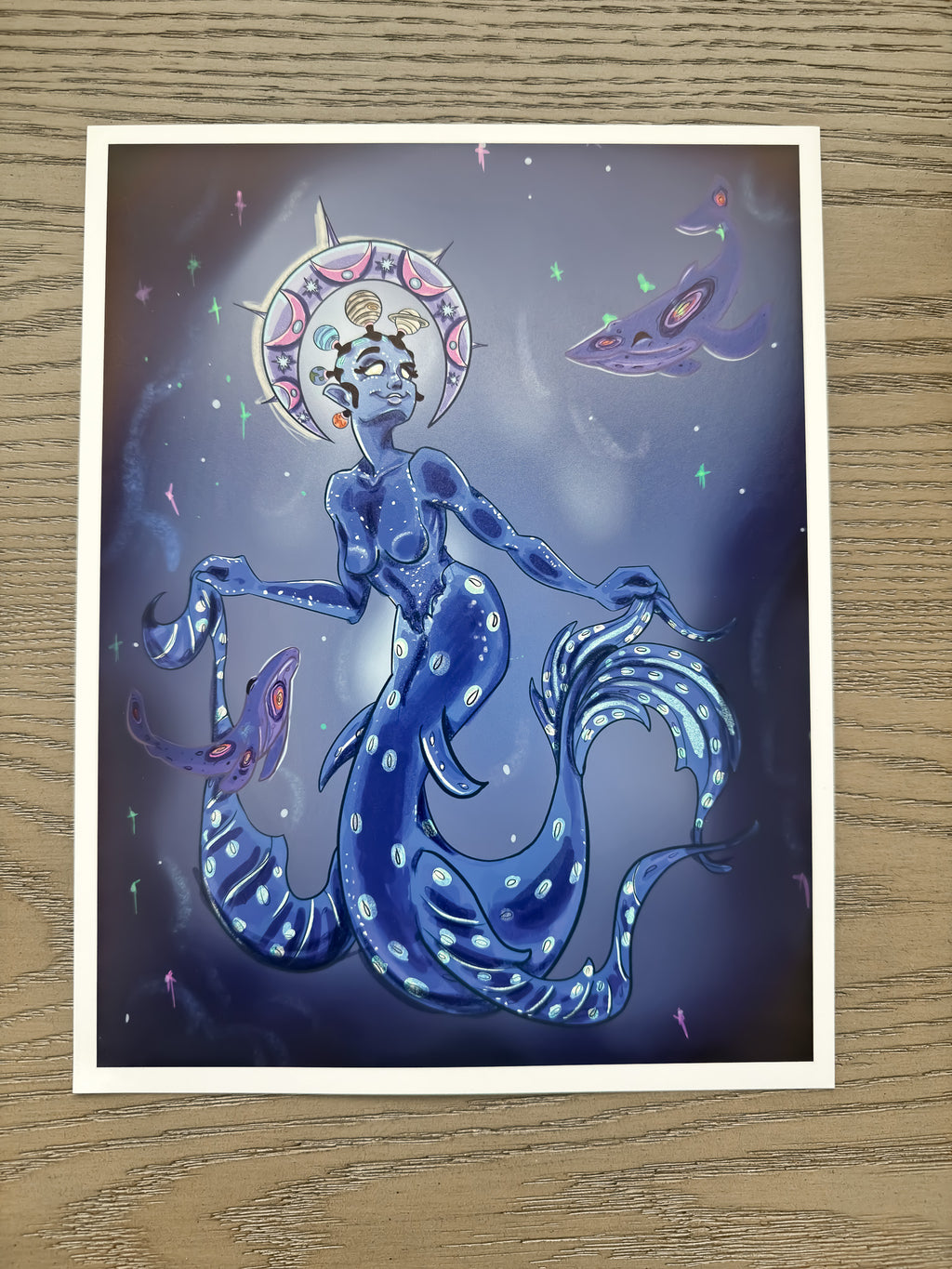 Celeste Mermaid Print