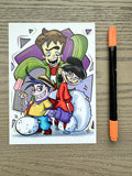 3 Scammers Print