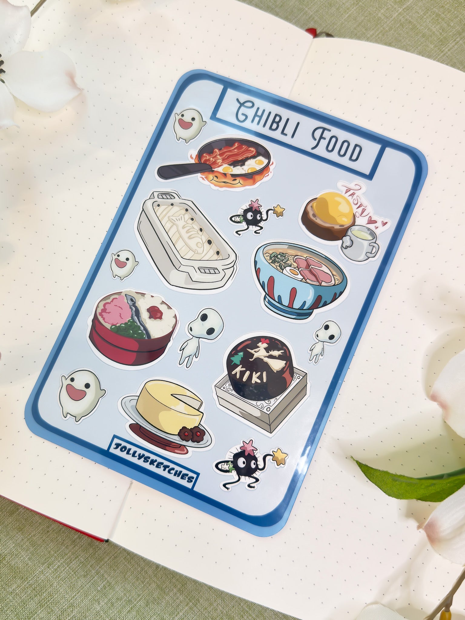 Studio Ghibli Food Sticker Sheet