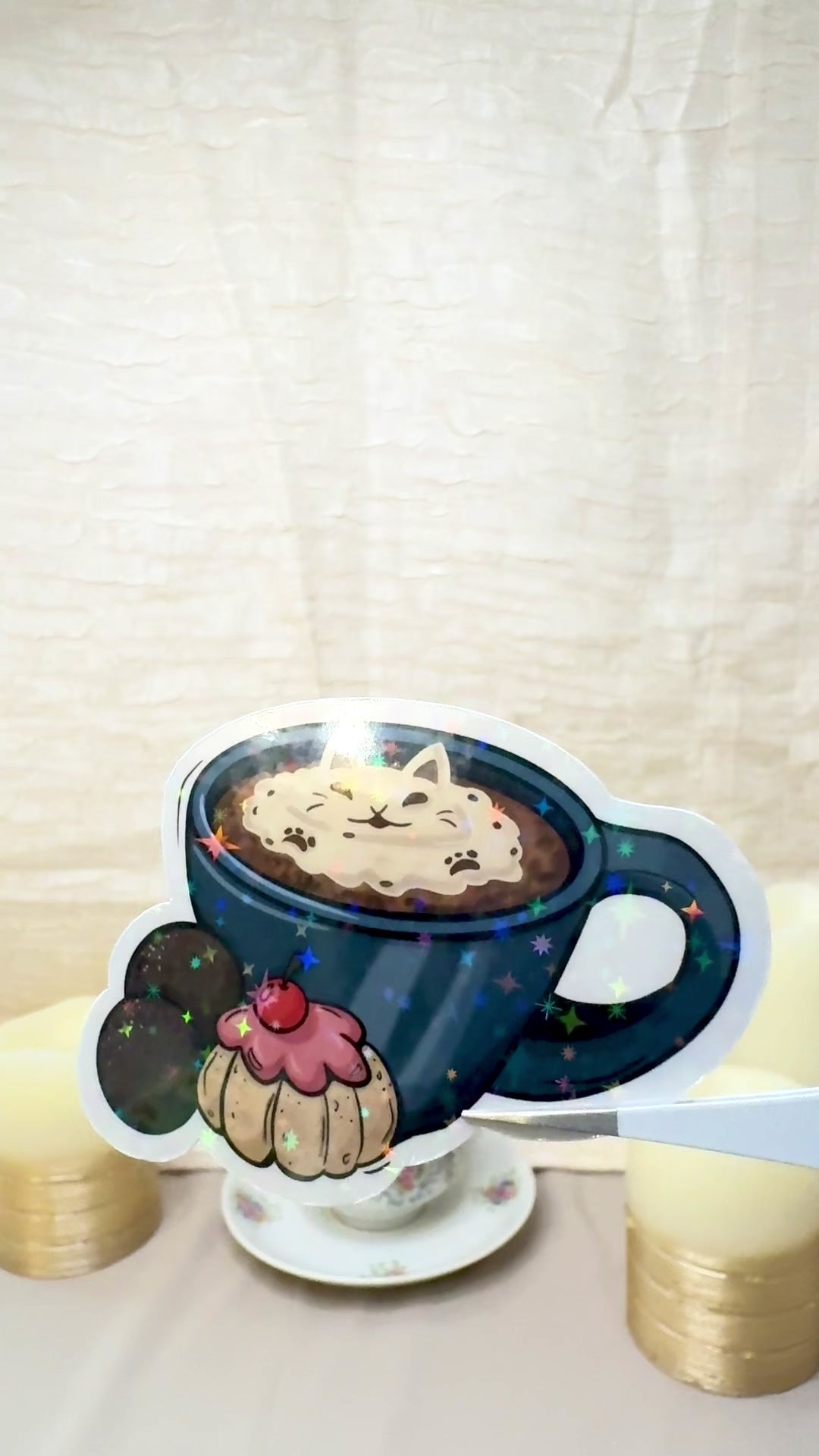 Kitty Latte Foam Art